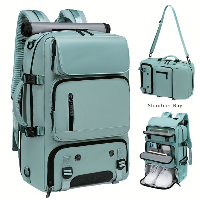 Spacious Unisex Hiking Backpack for Laptop, Travel, and Daily Use