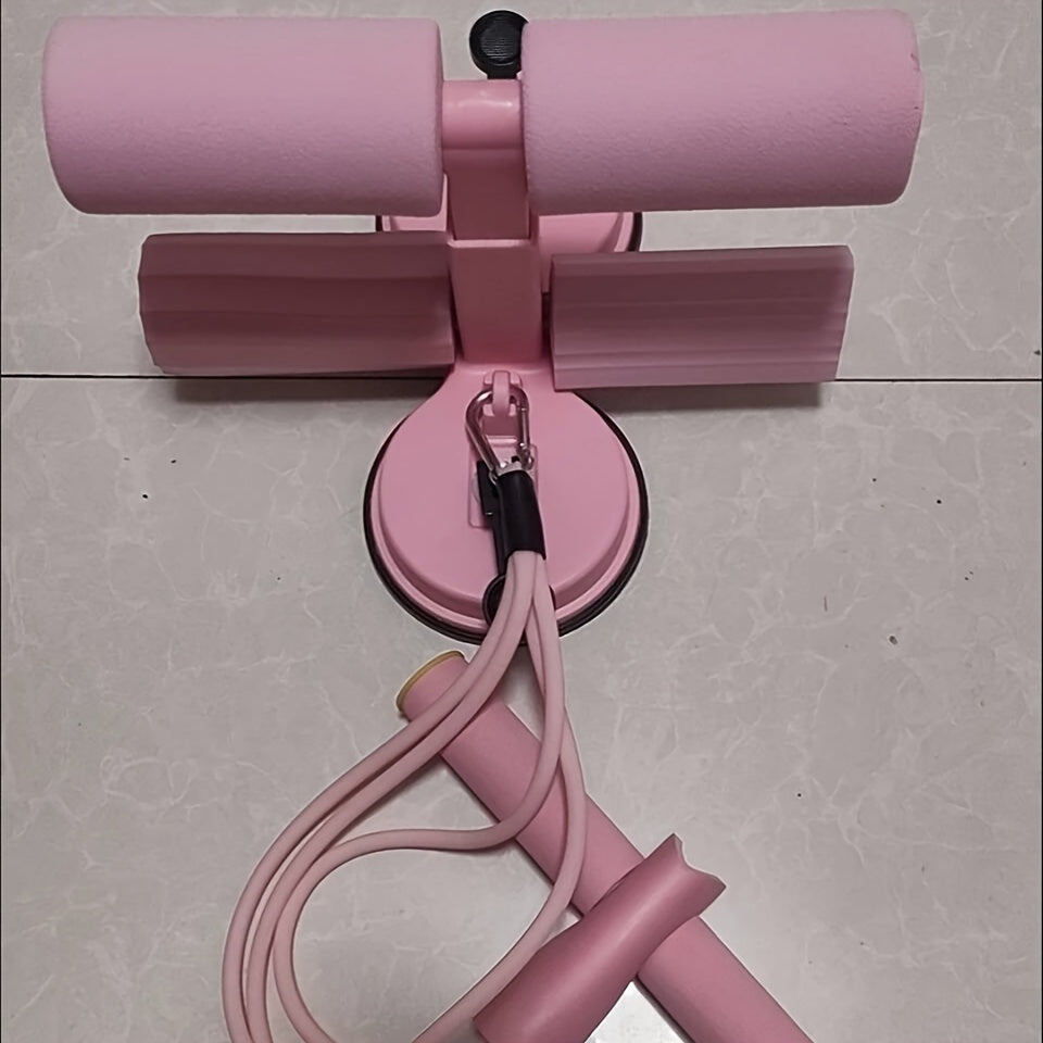 Suction Cup Sit-Up Assistant: Adjustable Abdominal Trainer for Core Strength