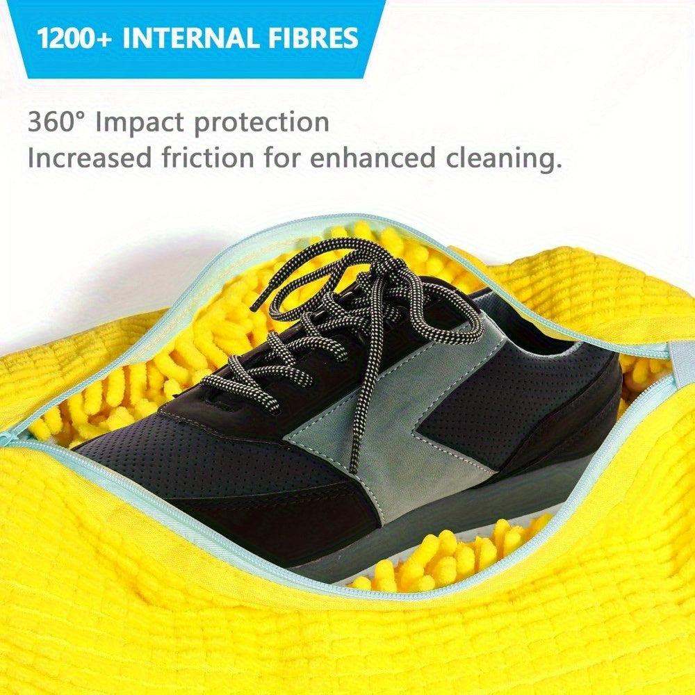 Reusable Shoe Cleaning Bag: Universal, Durable, & Noise-Dampening