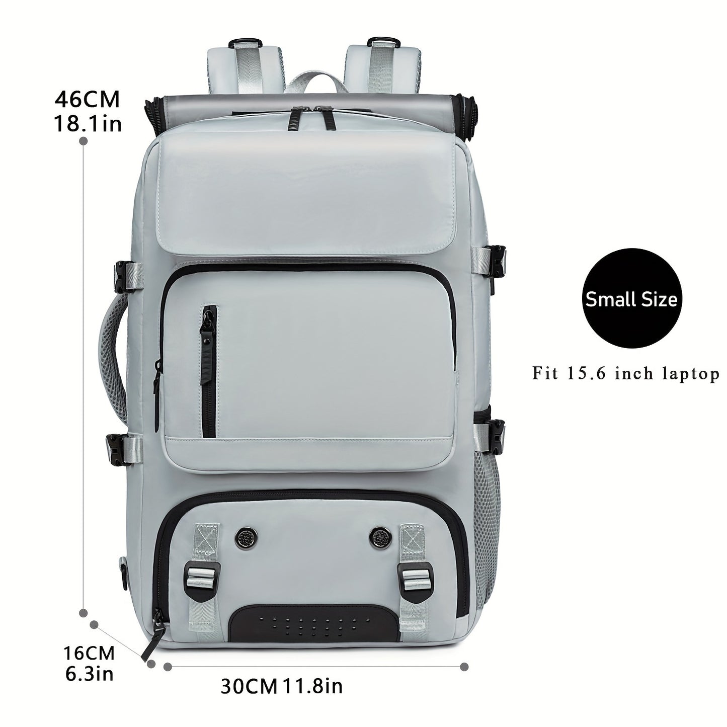 Spacious Unisex Hiking Backpack for Laptop, Travel, and Daily Use