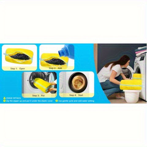 Reusable Shoe Cleaning Bag: Universal, Durable, & Noise-Dampening