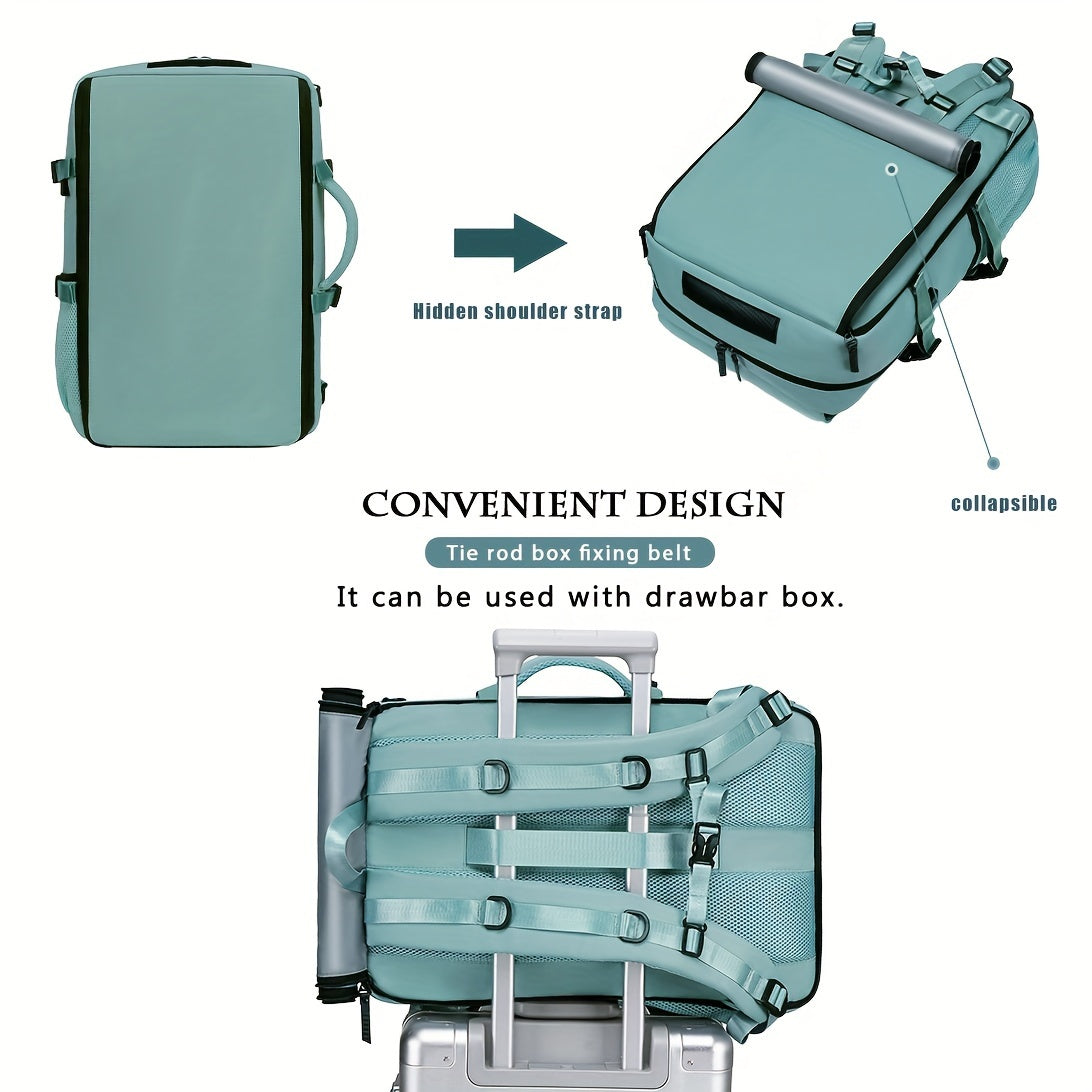 Spacious Unisex Hiking Backpack for Laptop, Travel, and Daily Use