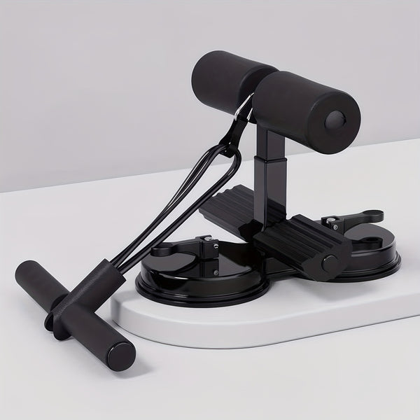 Suction Cup Sit-Up Assistant: Adjustable Abdominal Trainer for Core Strength