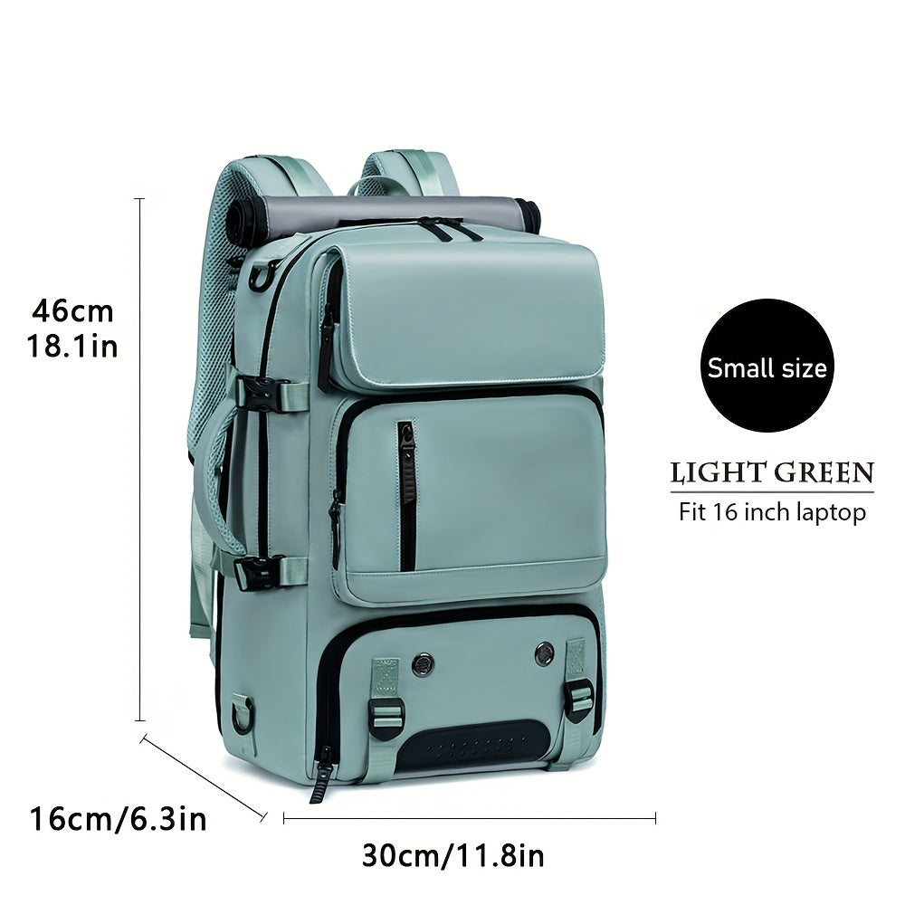 Spacious Unisex Hiking Backpack for Laptop, Travel, and Daily Use