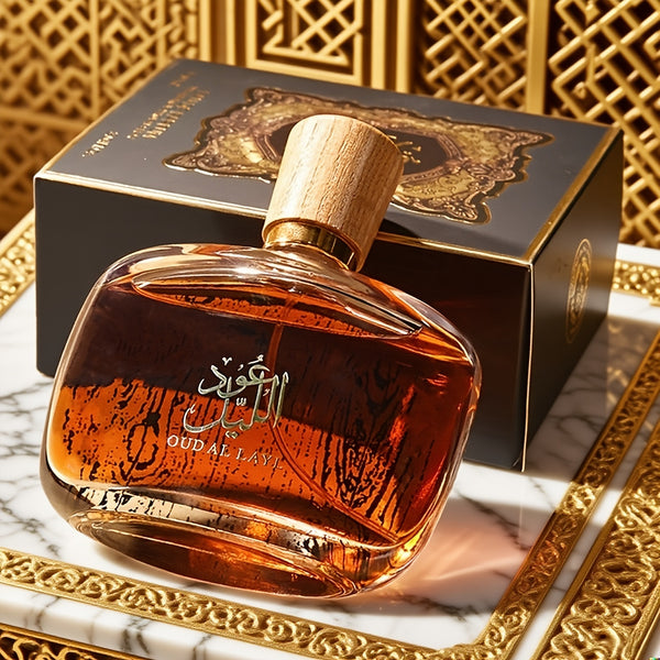 Luxurious Arabian Perfume: Dubai Royalty Men's Long-Lasting Agarwood Cologne.