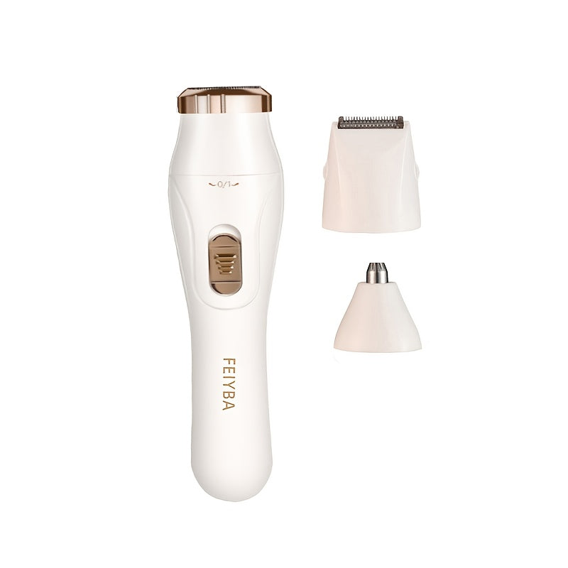 FEIYBA 3-in-1 Electric Hair Remover: USB Rechargeable, Cordless, and Portable for Women