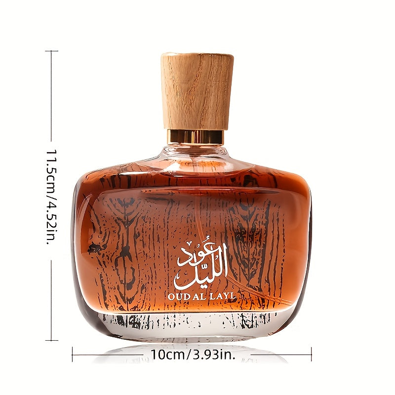 Luxurious Arabian Perfume: Dubai Royalty Men's Long-Lasting Agarwood Cologne.