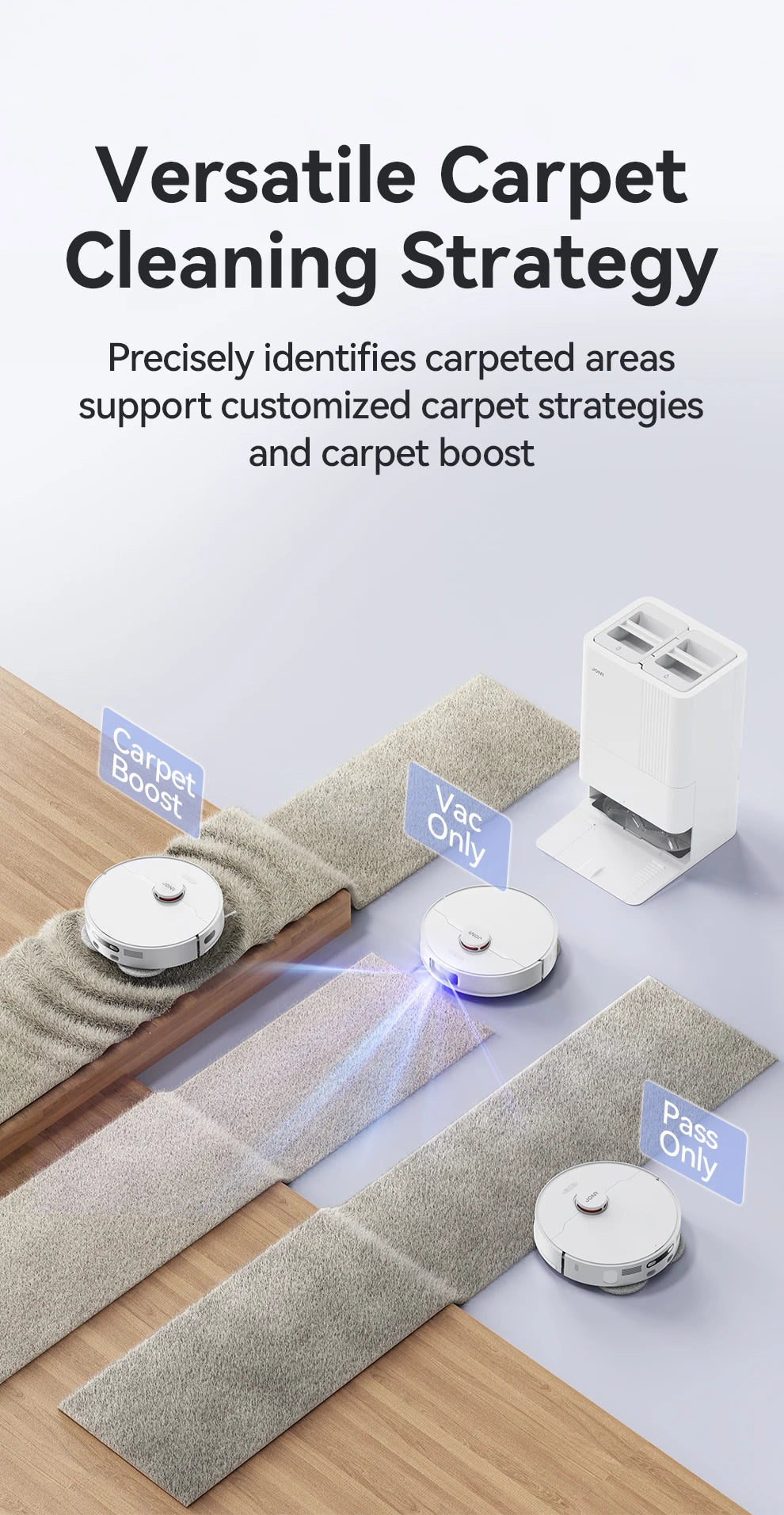 JONR Robot Vacuum P20 Pro International Edition Mopping