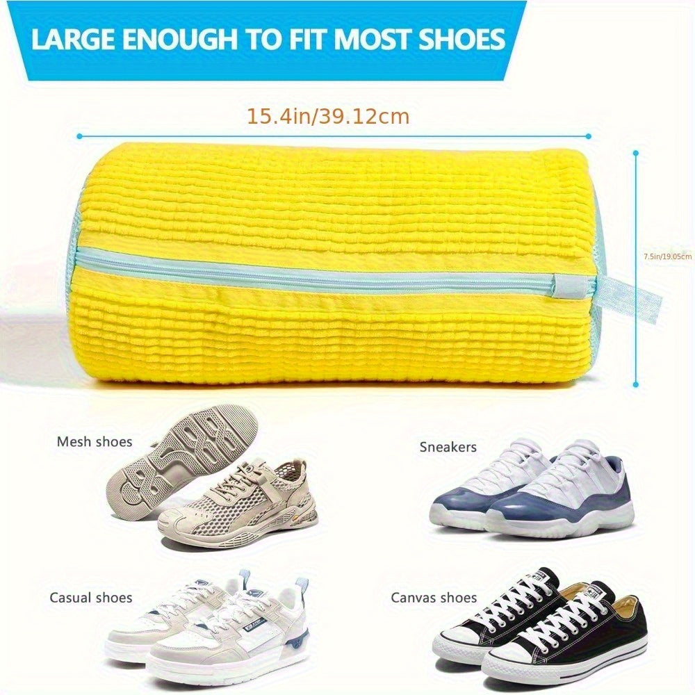Reusable Shoe Cleaning Bag: Universal, Durable, & Noise-Dampening