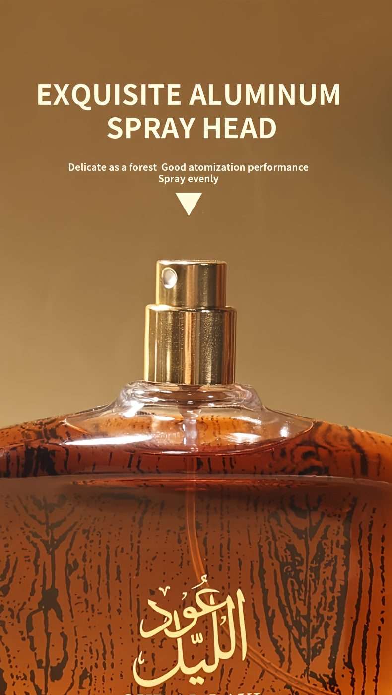 Luxurious Arabian Perfume: Dubai Royalty Men's Long-Lasting Agarwood Cologne.