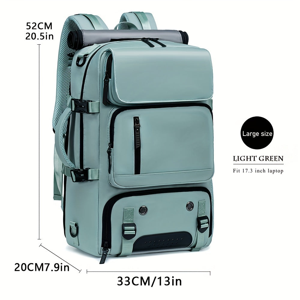 Spacious Unisex Hiking Backpack for Laptop, Travel, and Daily Use