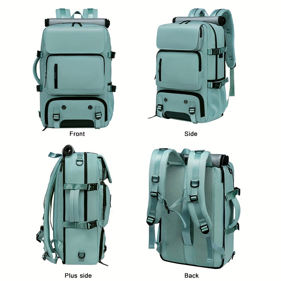 Spacious Unisex Hiking Backpack for Laptop, Travel, and Daily Use