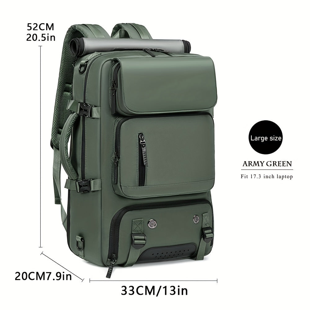 Spacious Unisex Hiking Backpack for Laptop, Travel, and Daily Use