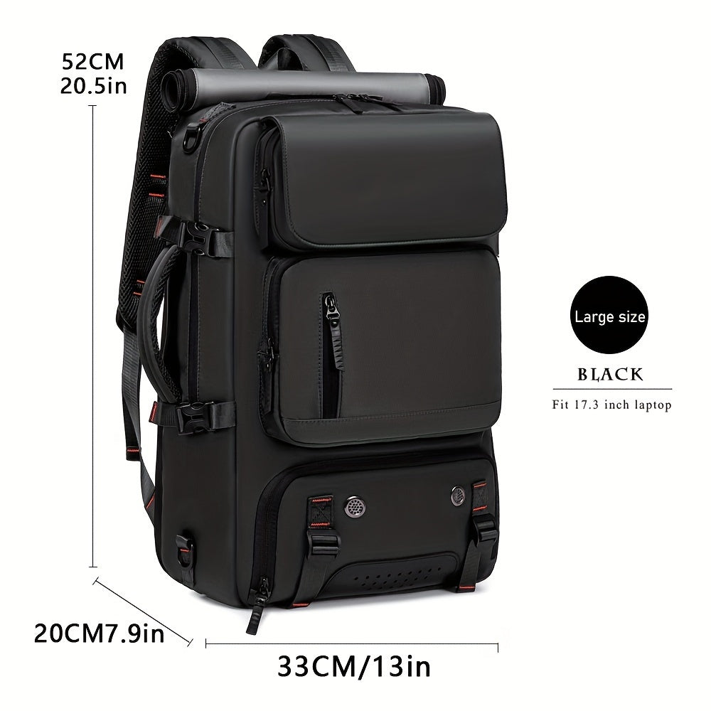 Spacious Unisex Hiking Backpack for Laptop, Travel, and Daily Use