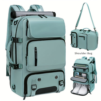 Spacious Unisex Hiking Backpack for Laptop, Travel, and Daily Use