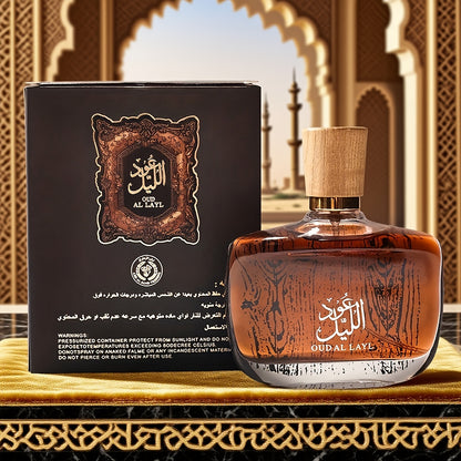 Luxurious Arabian Perfume: Dubai Royalty Men's Long-Lasting Agarwood Cologne.