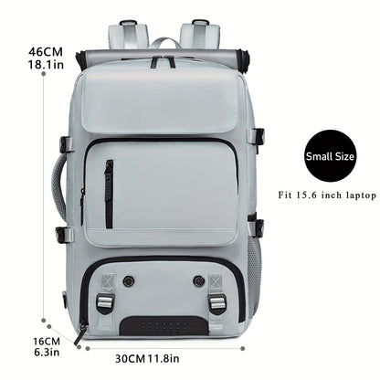 Spacious Unisex Hiking Backpack for Laptop, Travel, and Daily Use