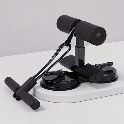 Suction Cup Sit-Up Assistant: Adjustable Abdominal Trainer for Core Strength