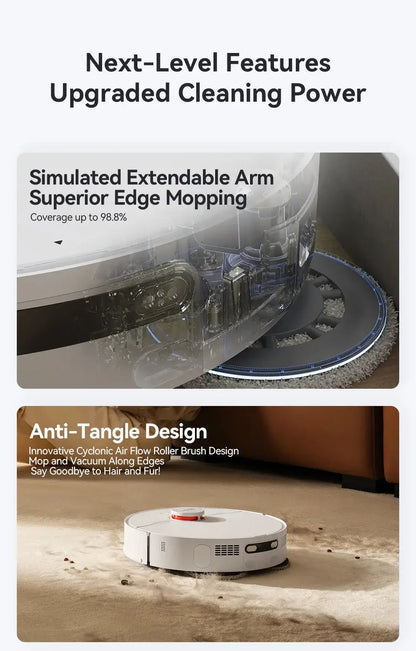 Optimized: JONR Robot Vacuum P20 Pro – Self-Cleaning Mop, 7000Pa Suction Xyrvona