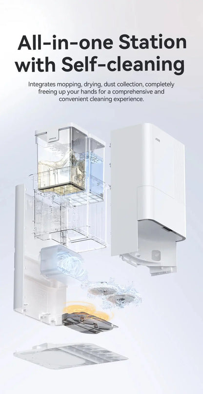 Optimized: JONR Robot Vacuum P20 Pro – Self-Cleaning Mop, 7000Pa Suction Xyrvona