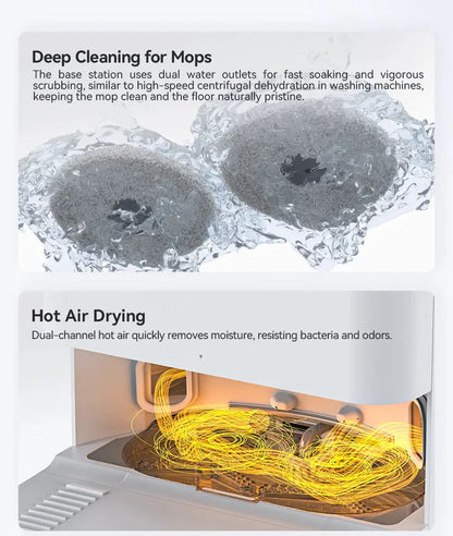 Optimized: JONR Robot Vacuum P20 Pro – Self-Cleaning Mop, 7000Pa Suction Xyrvona