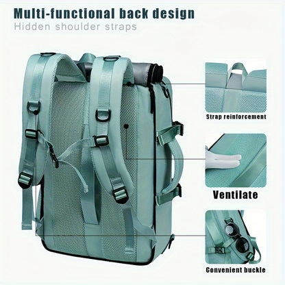 Spacious Unisex Hiking Backpack for Laptop, Travel, and Daily Use