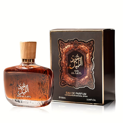 Luxurious Arabian Perfume: Dubai Royalty Men's Long-Lasting Agarwood Cologne.
