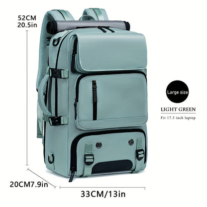 Spacious Unisex Hiking Backpack for Laptop, Travel, and Daily Use