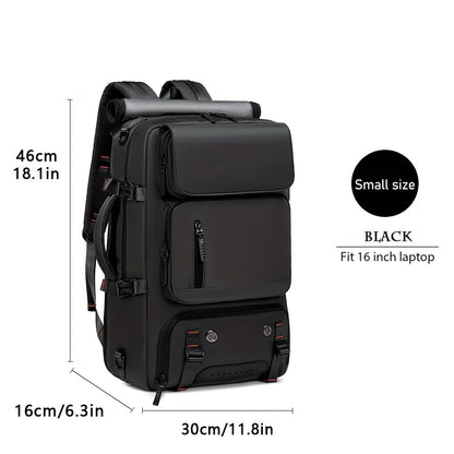 Spacious Unisex Hiking Backpack for Laptop, Travel, and Daily Use