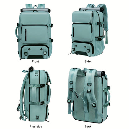 Spacious Unisex Hiking Backpack for Laptop, Travel, and Daily Use